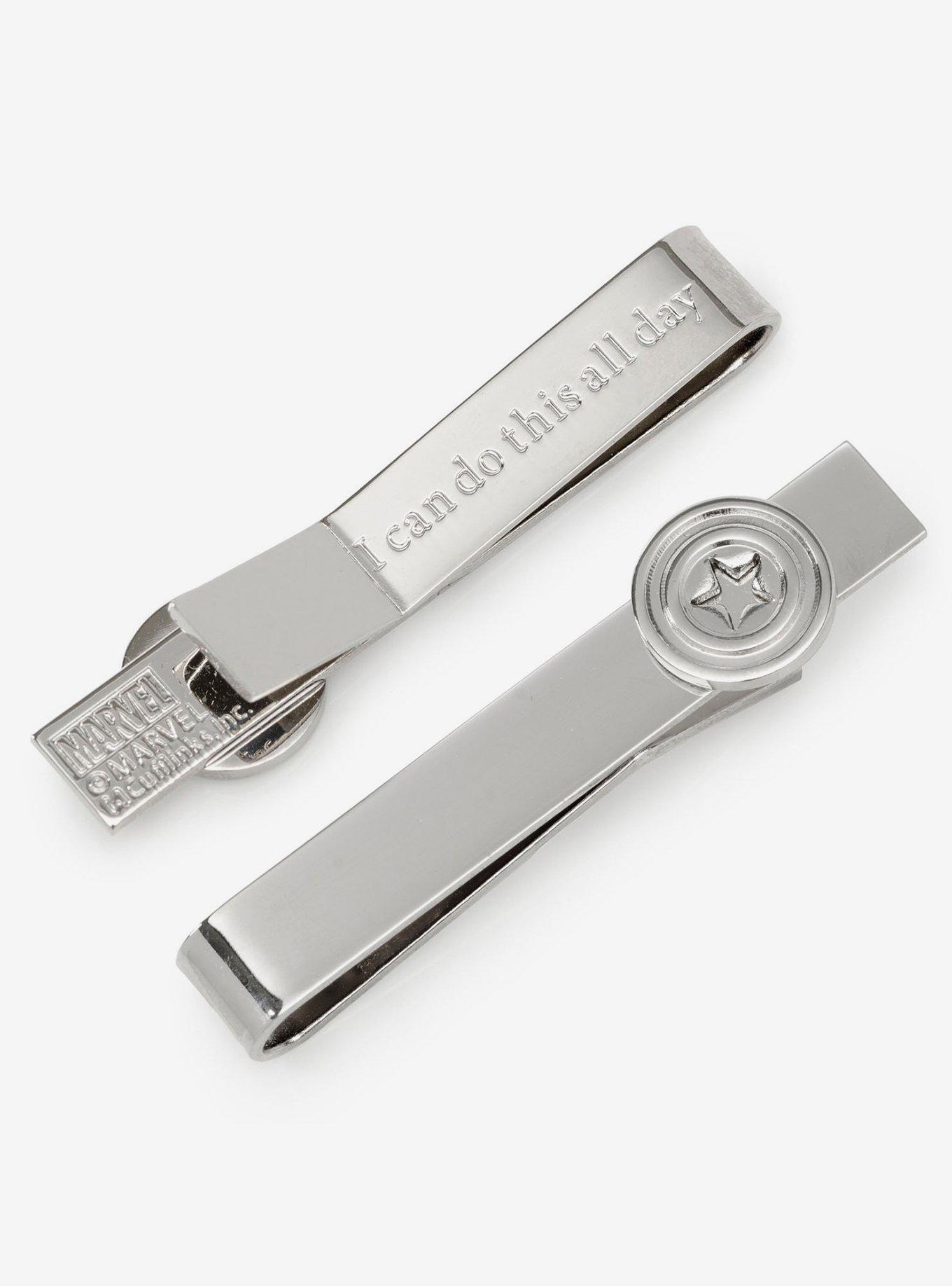 Marvel Captain America Hidden Message Tie Bar, , alternate