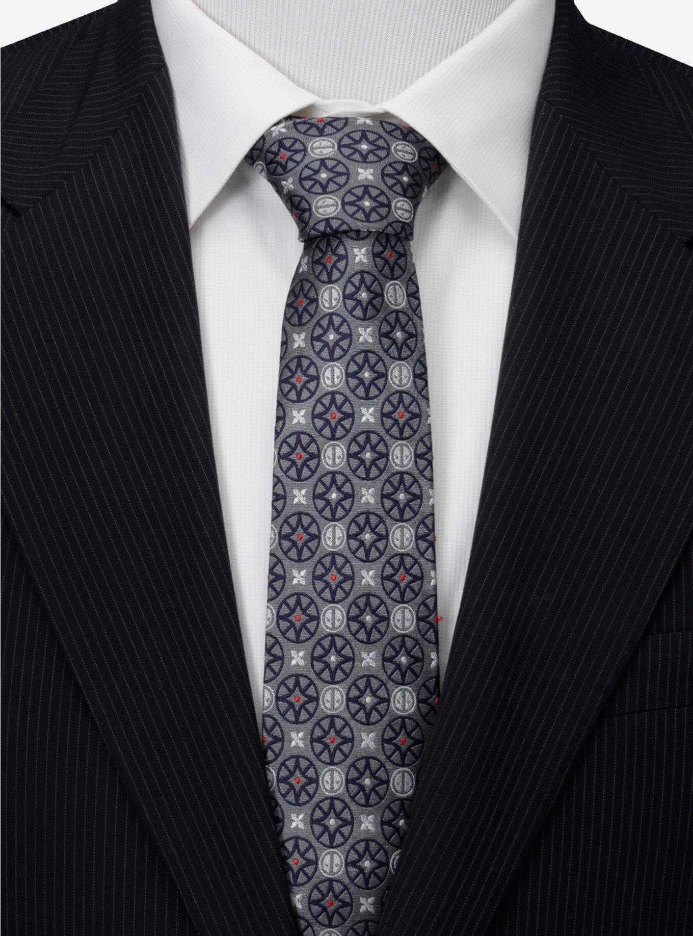 Marvel Deadpool Gray Tie, , alternate
