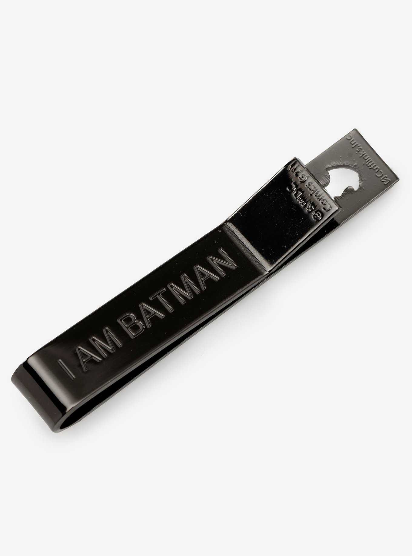 DC Comics I Am Batman Black Tie Bar, , hi-res
