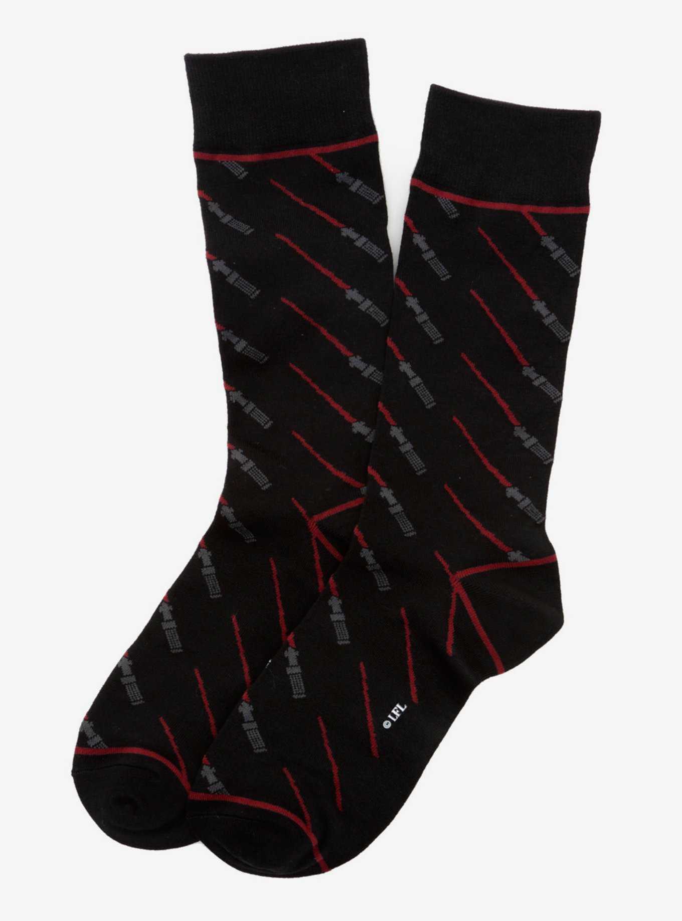 Star Wars Lightsaber Battle 3 Pair Socks Gift Set, , hi-res