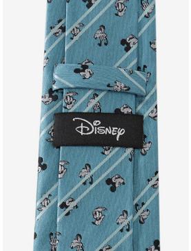 Disney Mickey and Friends Aqua Striped Tie, , hi-res