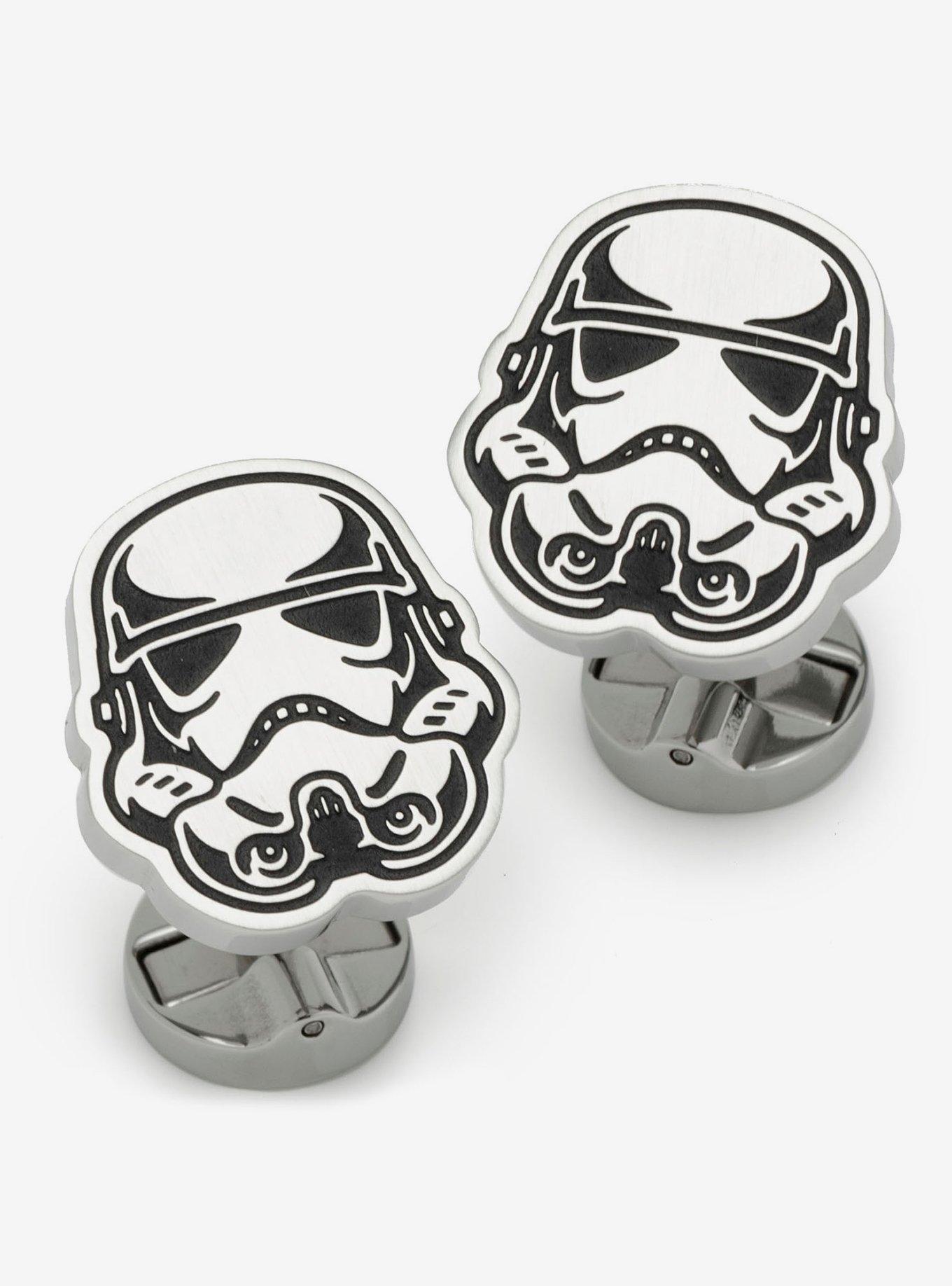 Star Wars Stormtrooper Stainless Steel Cufflinks, , hi-res