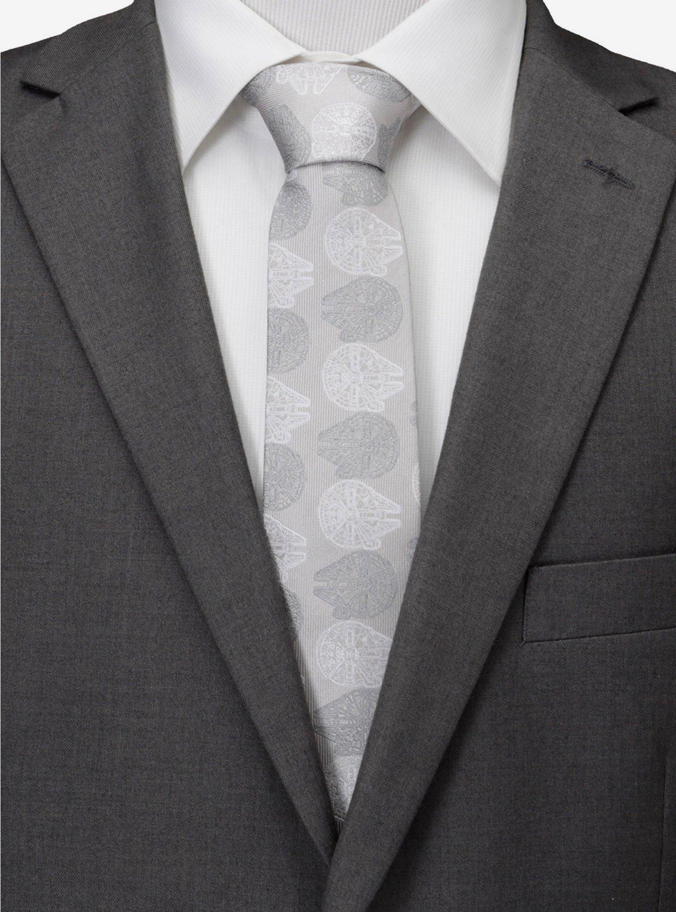 Star Wars The Millennium Falcon Gray Tie, , alternate