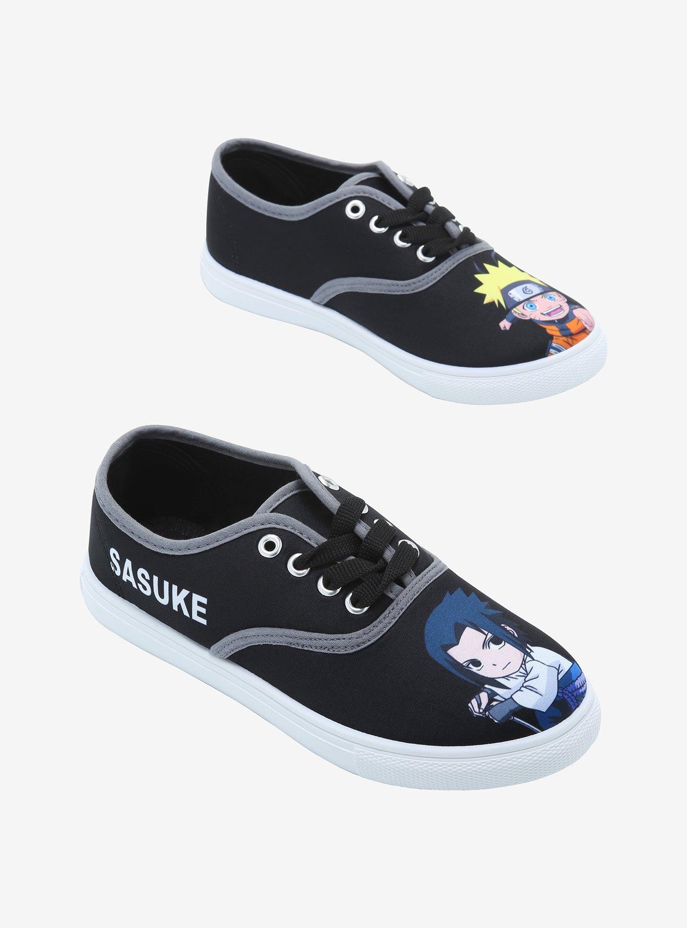 Naruto Shippuden Sasuke & Naruto Lace-Up Sneakers, MULTI, alternate
