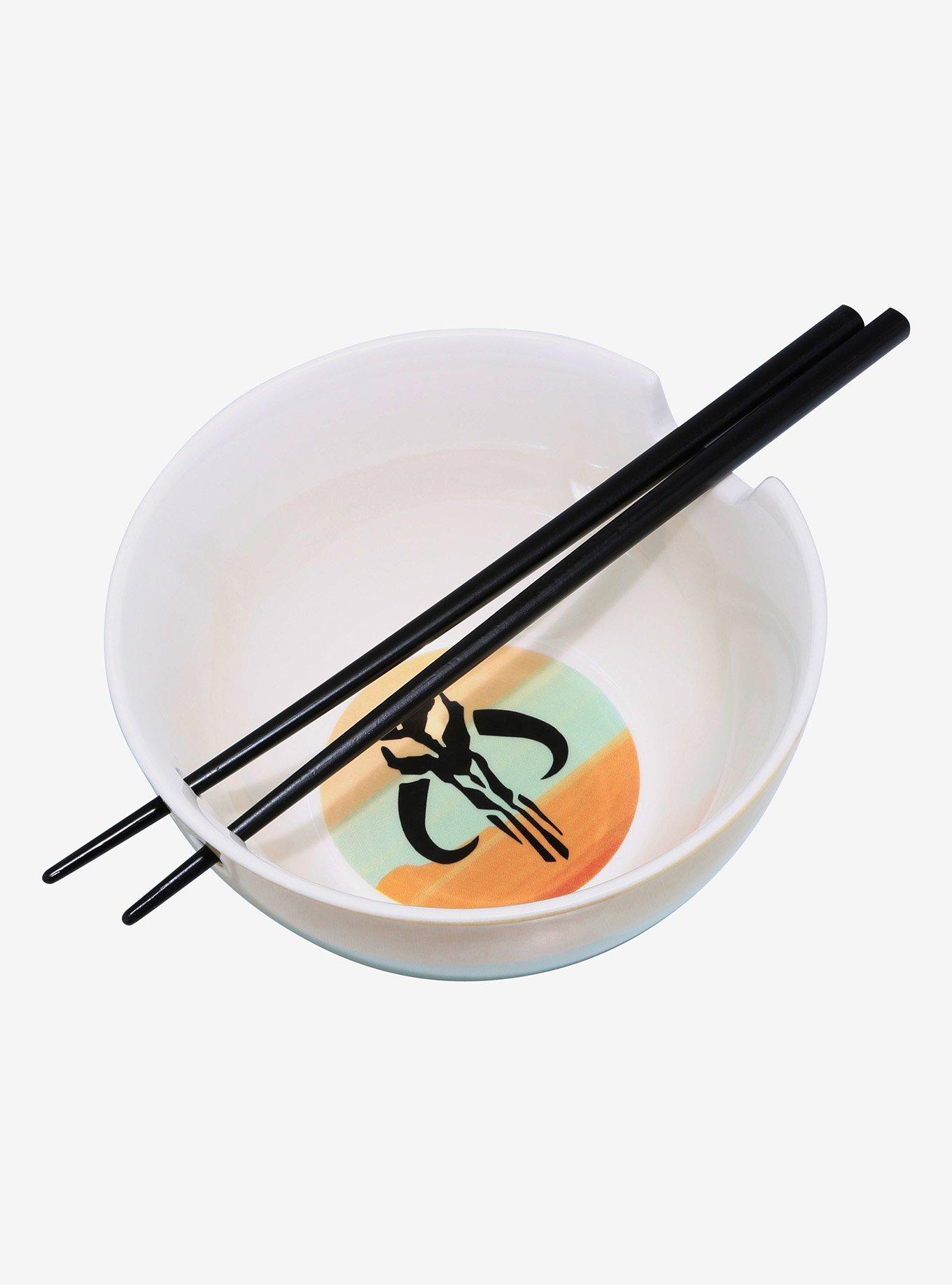 Star Wars The Mandalorian Scenery Ramen Bowl with Chopsticks, , alternate