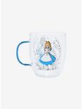 Disney Alice In Wonderland Sketch Glass Mug, , alternate