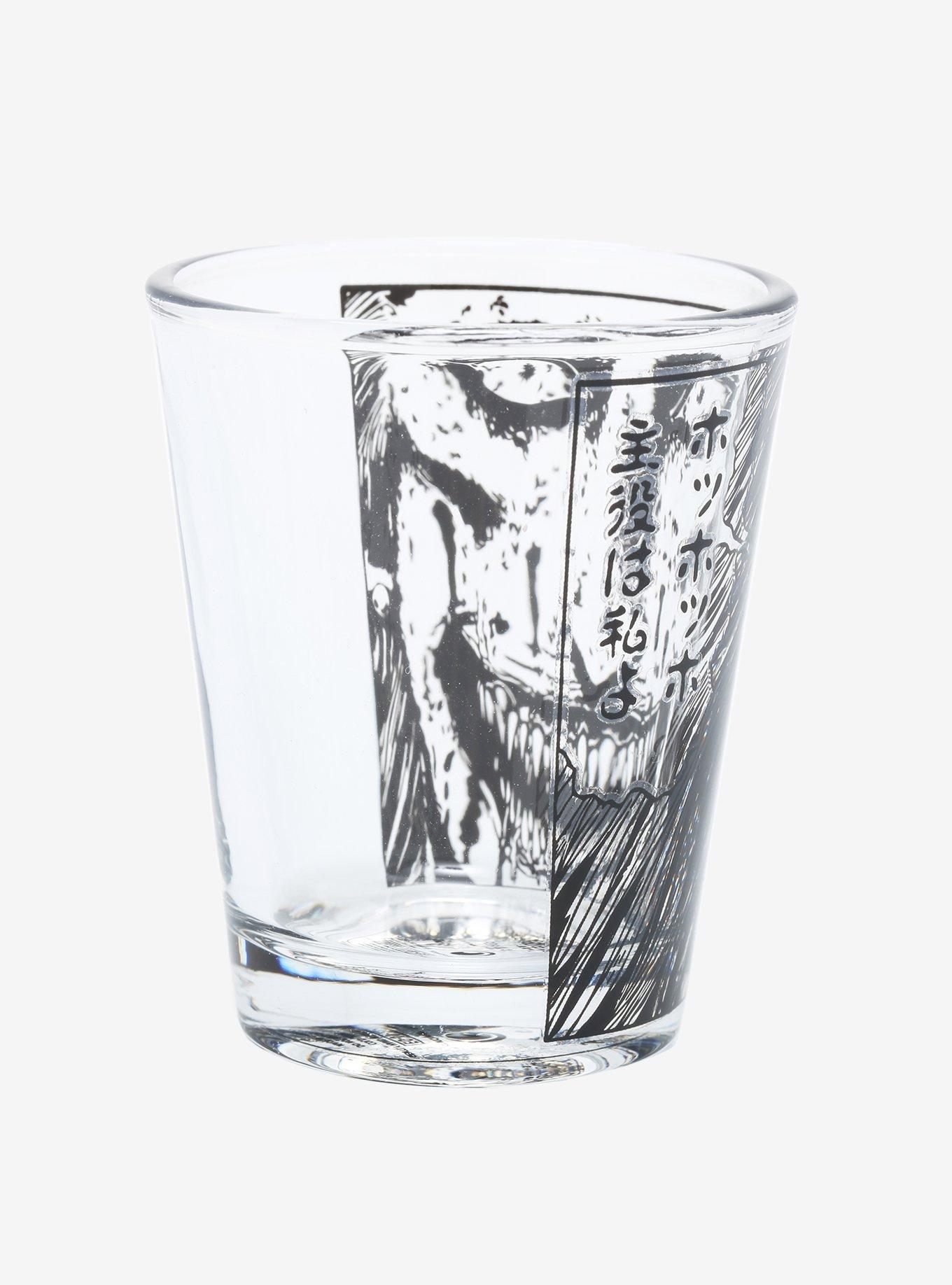 Junji Ito Fashion Model Pointed Tooth Face Mini Glass, , alternate