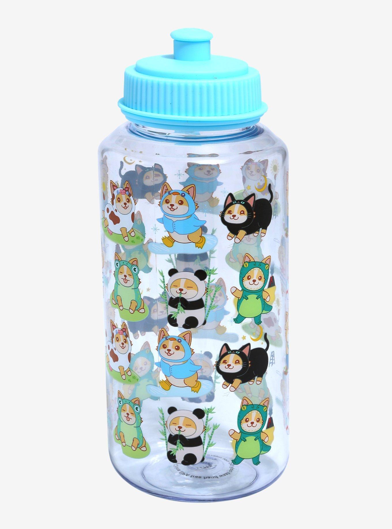 Corgis in Costumes Water Bottle, , alternate
