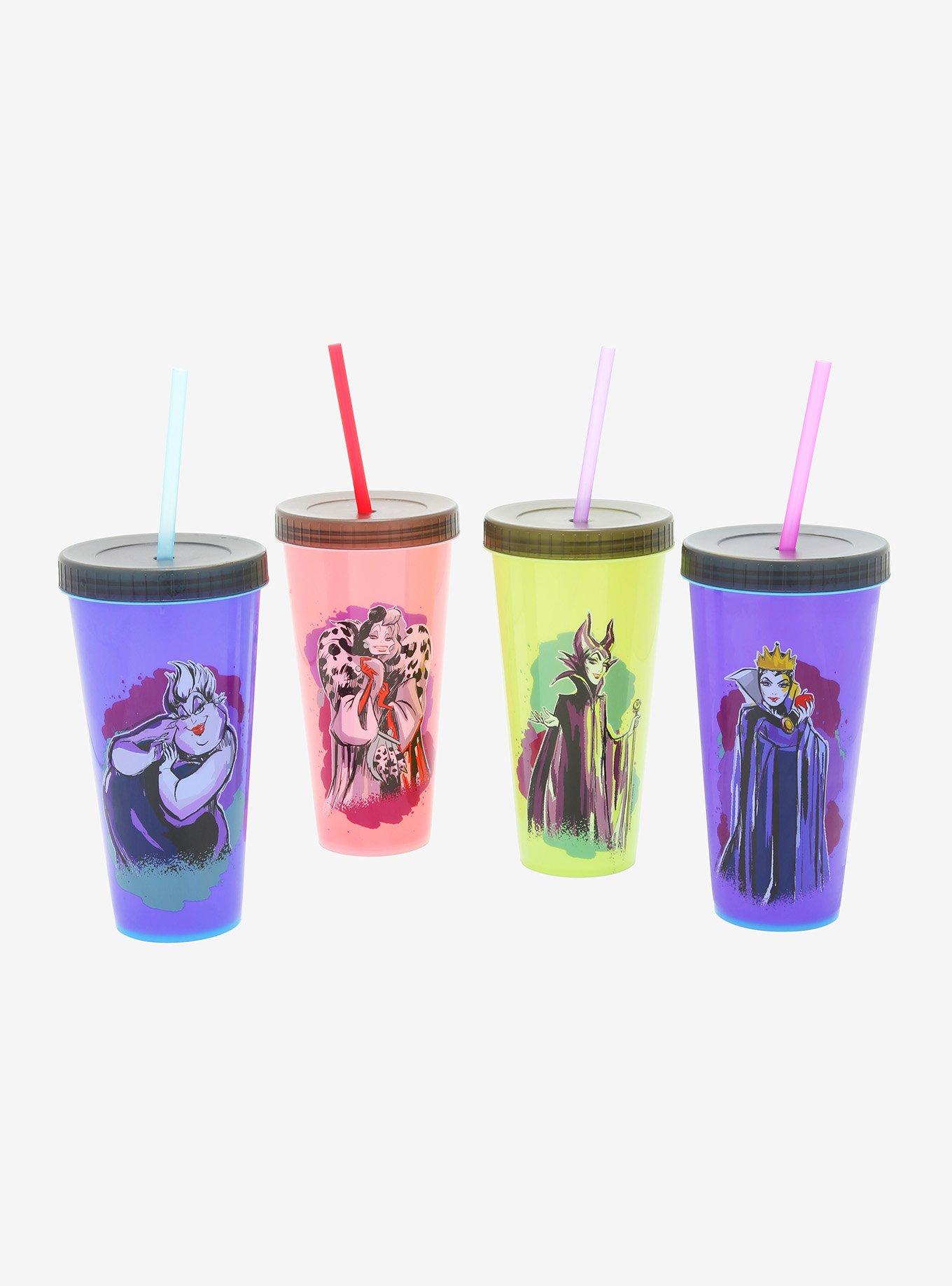 Disney Villains Color-Changing Acrylic Travel Cup Set, , alternate