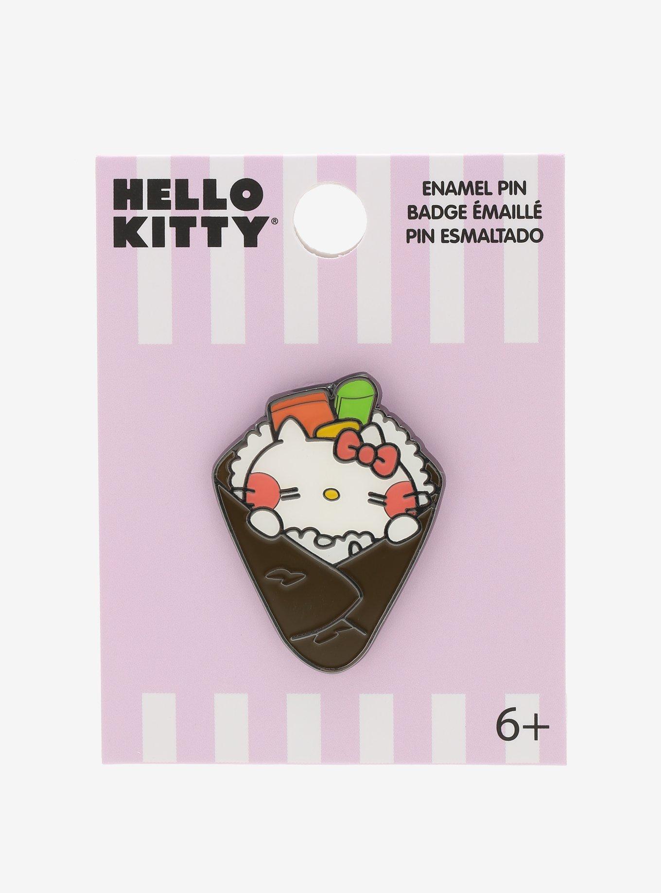 Loungefly Hello Kitty Hand Roll Sushi Enamel Pin, , alternate