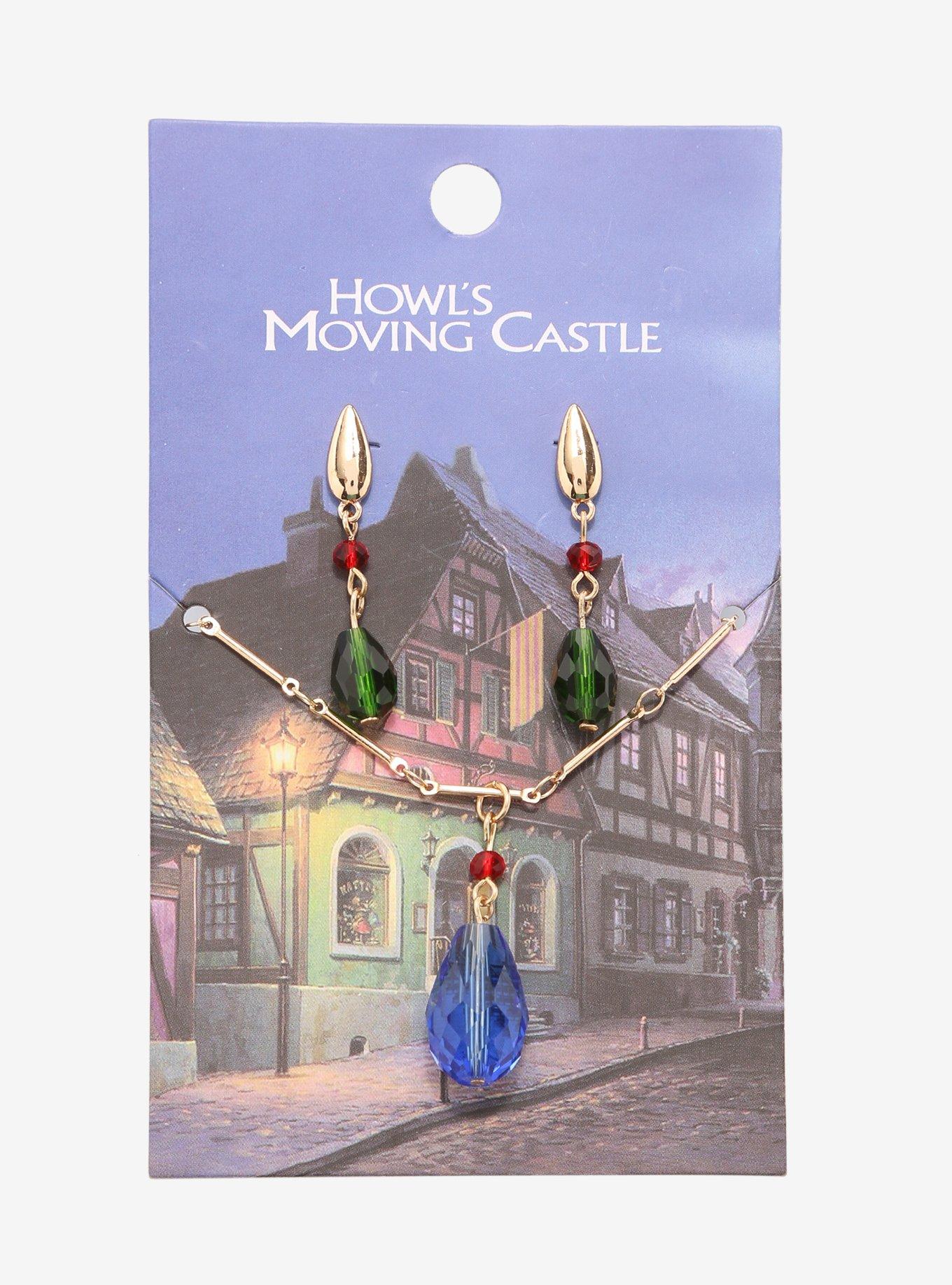 Studio Ghibli Howl’s Moving Castle Replica Necklace & Earring Set - BoxLunch Exclusive, , alternate