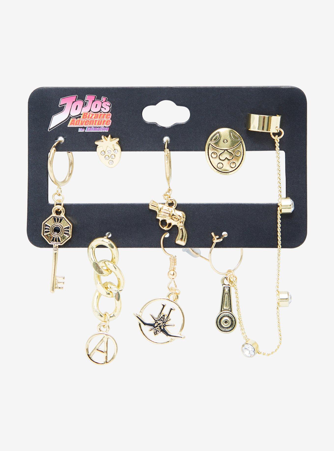 JoJo's Bizarre Adventure Stand Emblems Mix & Match Earrings Set - BoxLunch Exclusive, , alternate