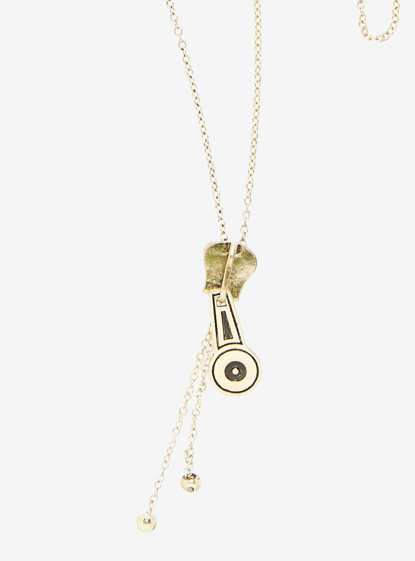 JoJo's Bizarre Adventure Sticky Fingers Zipper Bolero Necklace - BoxLunch Exclusive, , alternate