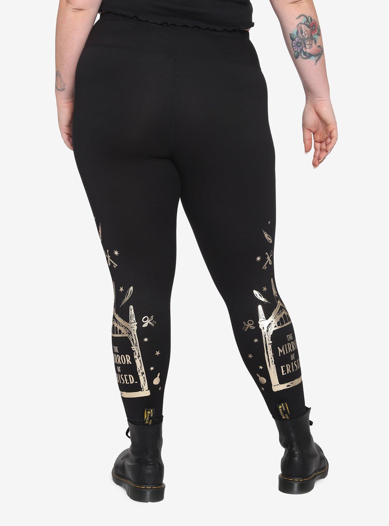 Harry Potter Underground Chambers Trials Leggings Plus Size, GOLD, alternate