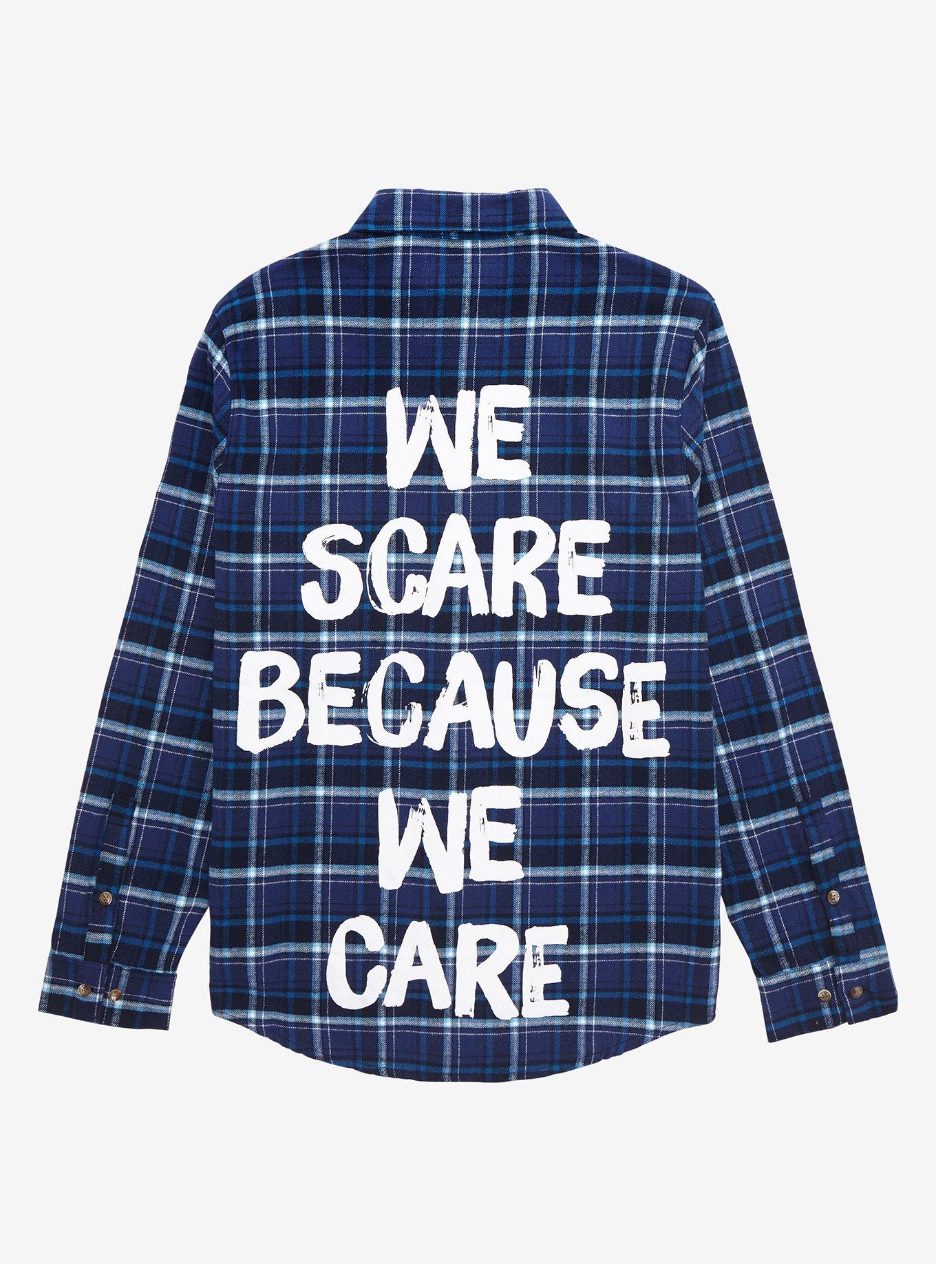 Cakeworthy Disney Pixar Monsters, Inc. Logo Flannel, BLUE, alternate