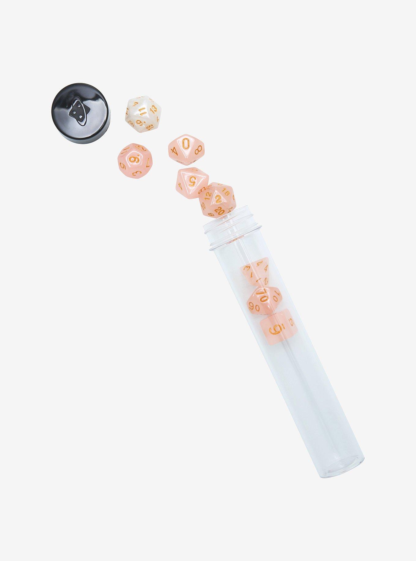 Sirius Rose Quartz Dice Set, , alternate