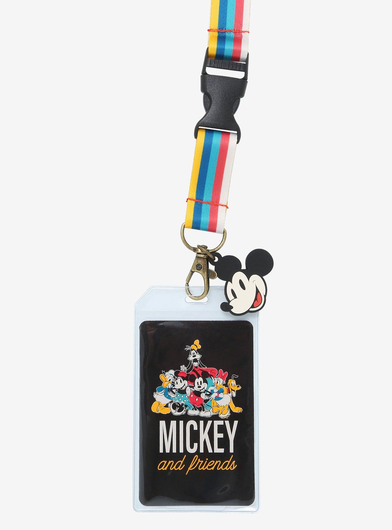 Disney Classic Mickey Mouse Rainbow Lanyard, , alternate