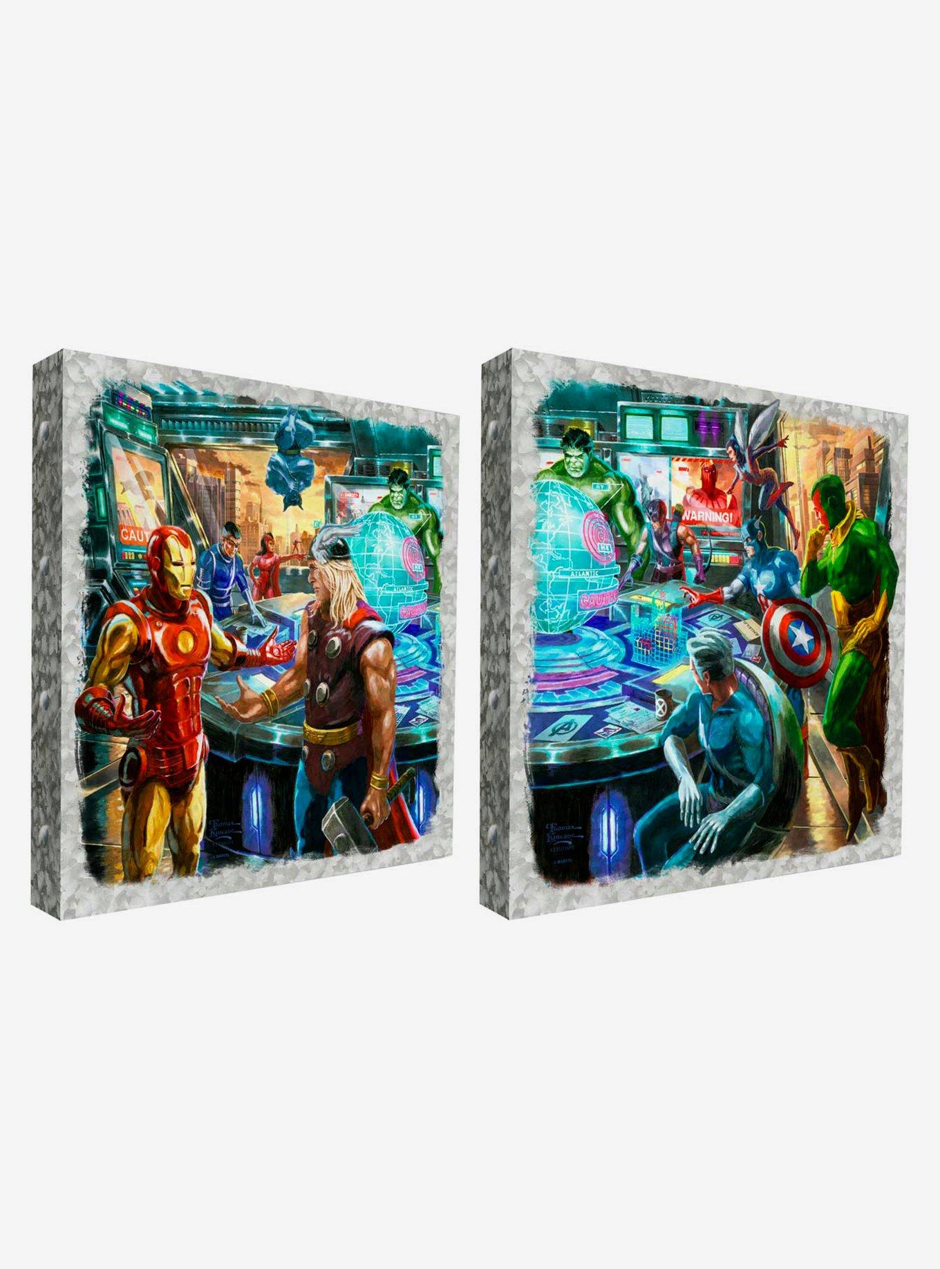 Marvel The Avengers 14" x 14" Metal Box Art Set, , alternate