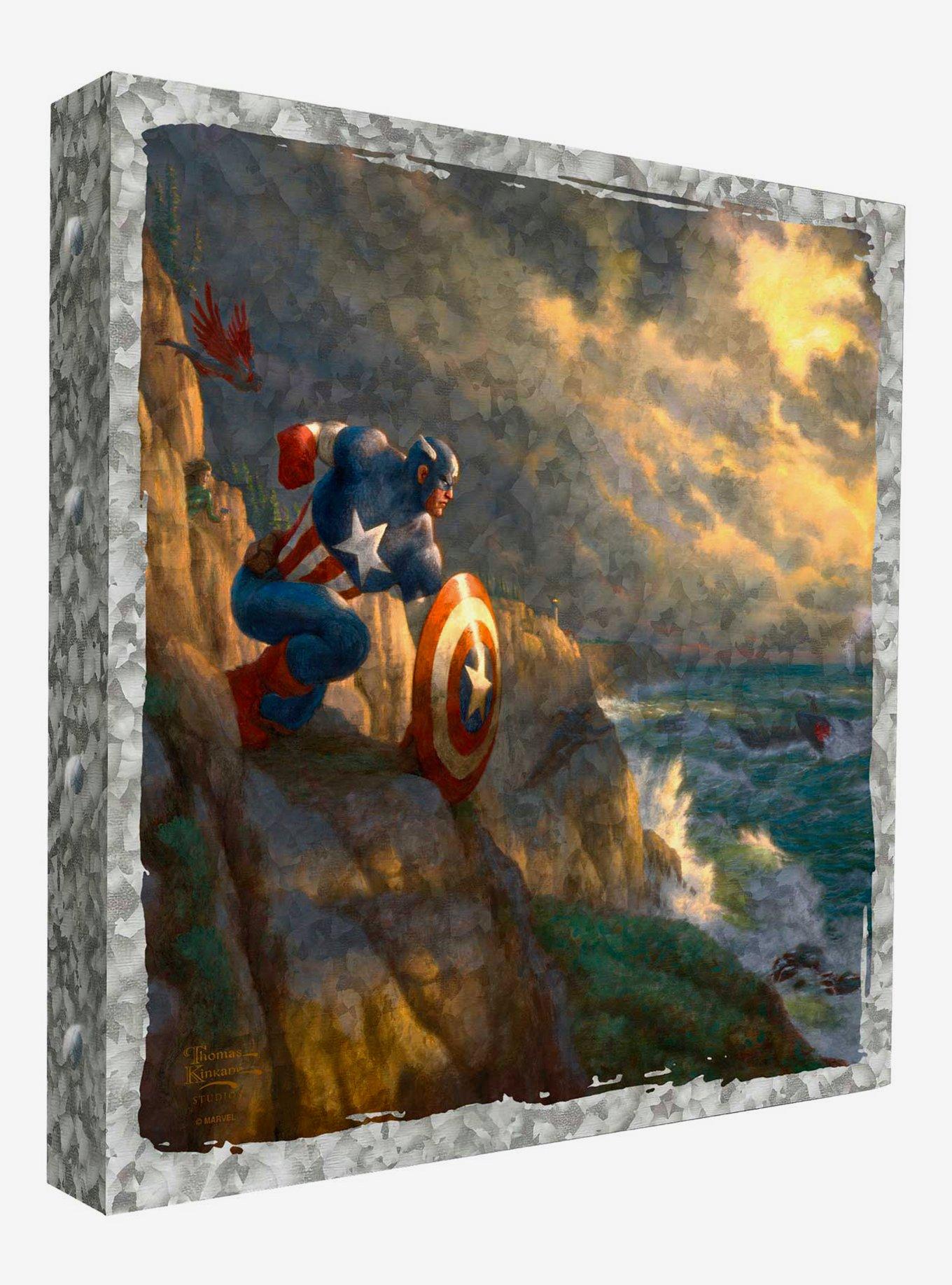 Marvel Captain America Sentinel of Liberty 14" x 14" Metal Box Art
