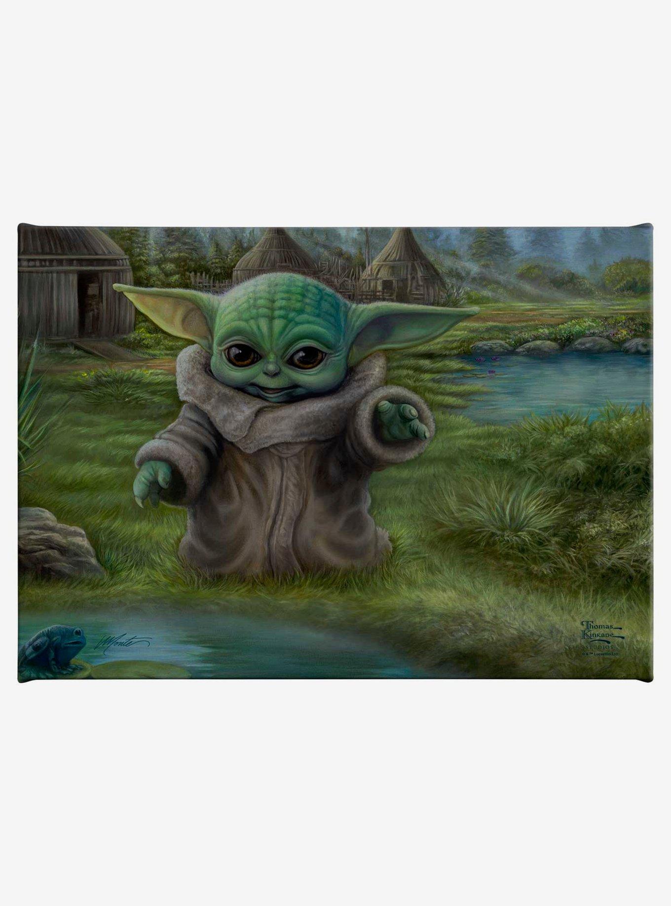 Star Wars The Mandalorian Child's Play 10" x 14" Gallery Wrapped Canvas, , hi-res