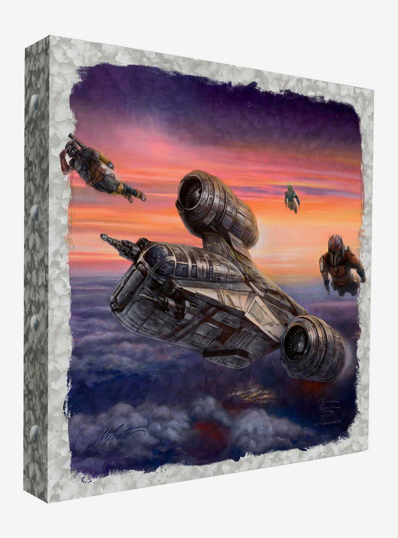 Star Wars The Mandalorian The Escort 14" x 14" Metal Box Art