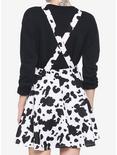 Cow Print Skirtall, COW-BLACK WHITE, alternate