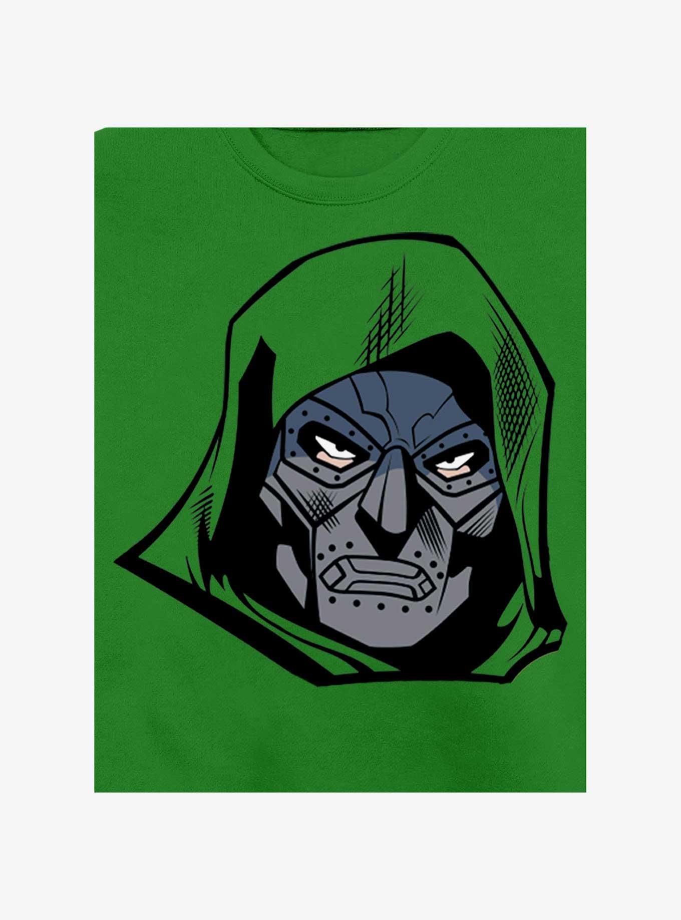 Marvel Fantastic Four Doctor Doom Face Crew Sweatshirt, , hi-res