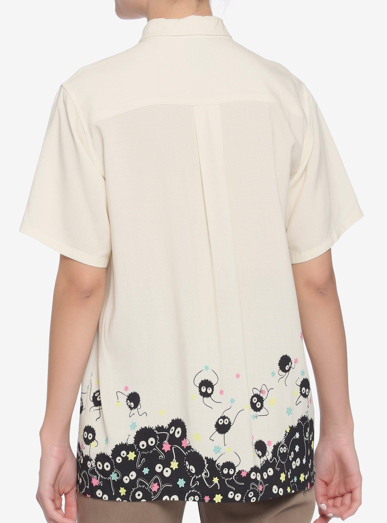 Her Universe Studio Ghibli Spirited Away Soot Sprite Girls Woven Button-Up, MULTI, alternate