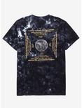 Star Wars Lucasfilm Logo & Death Star Tie-Dye T-Shirt - BoxLunch Exclusive, BLACK TIE DYE, alternate
