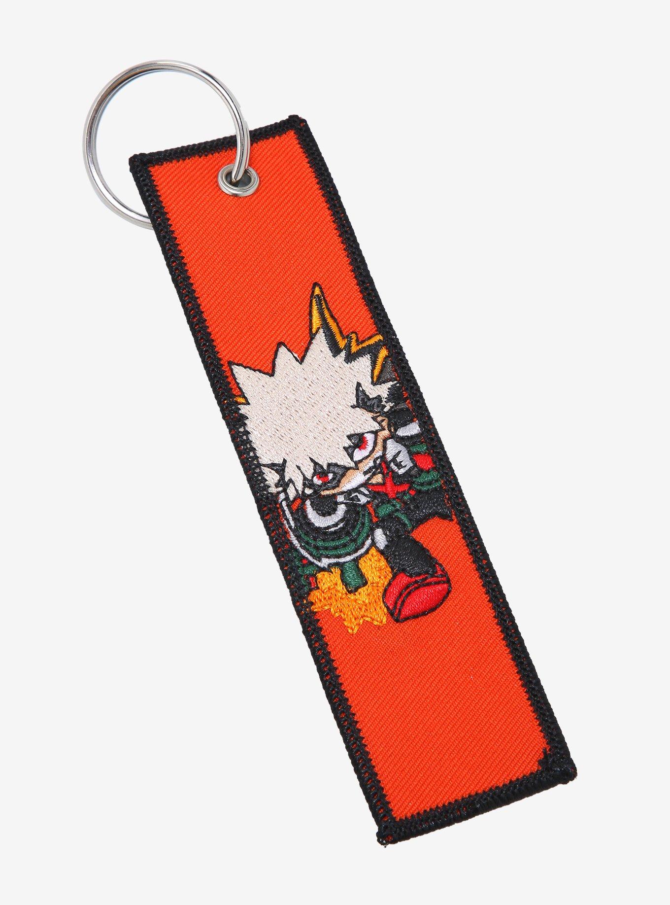 My Hero Academia Chibi Deku & Bakugo Fabric Tag Keychain - BoxLunch Exclusive, , alternate
