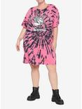 Kuromi Devilish Tie-Dye T-Shirt Dress Plus Size, MULTI, alternate