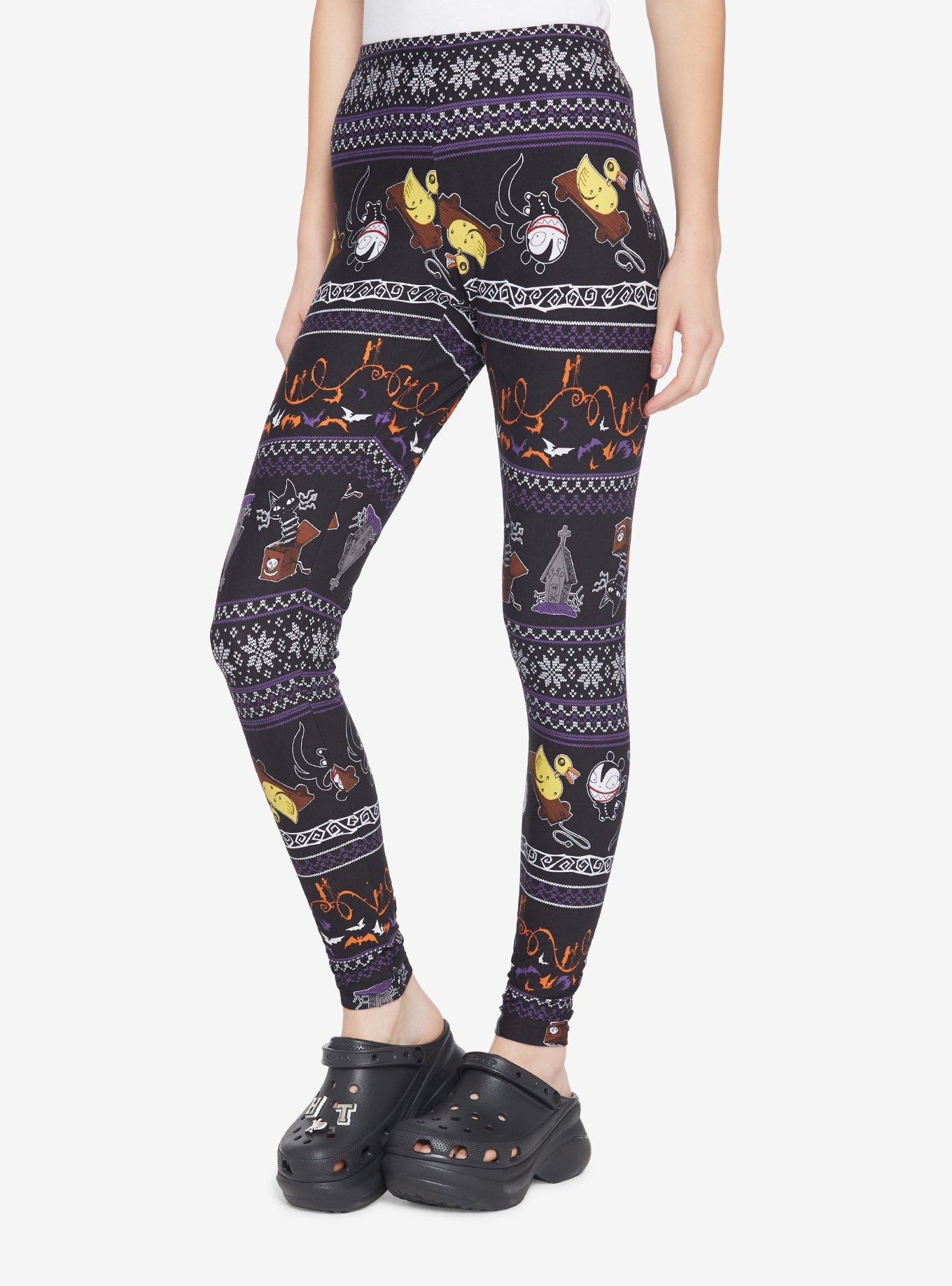 The Nightmare Before Christmas Toys Fair Isle Leggings, MULTI, alternate