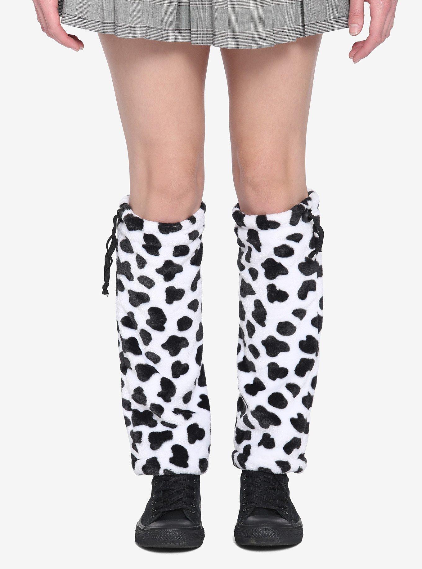 Cow Print Leg Warmers, , alternate