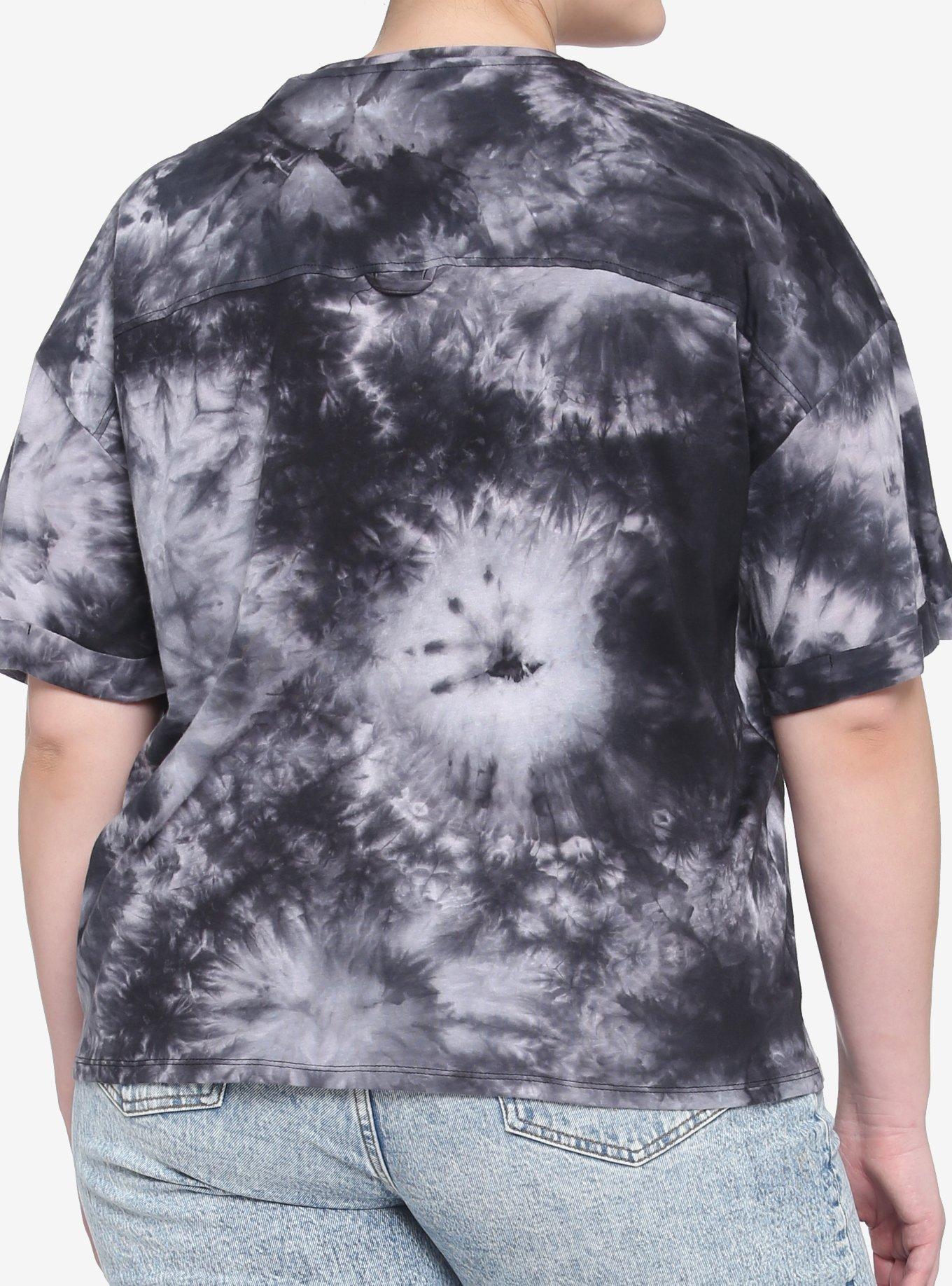 Her Universe Marvel Spider-Man In Action Tie-Dye Girls T-Shirt Plus Size, MULTI, alternate