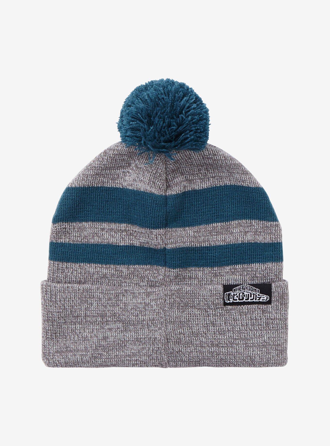 My Hero Academia Chibi Deku Pom Cuff Beanie - BoxLunch Exclusive, , alternate