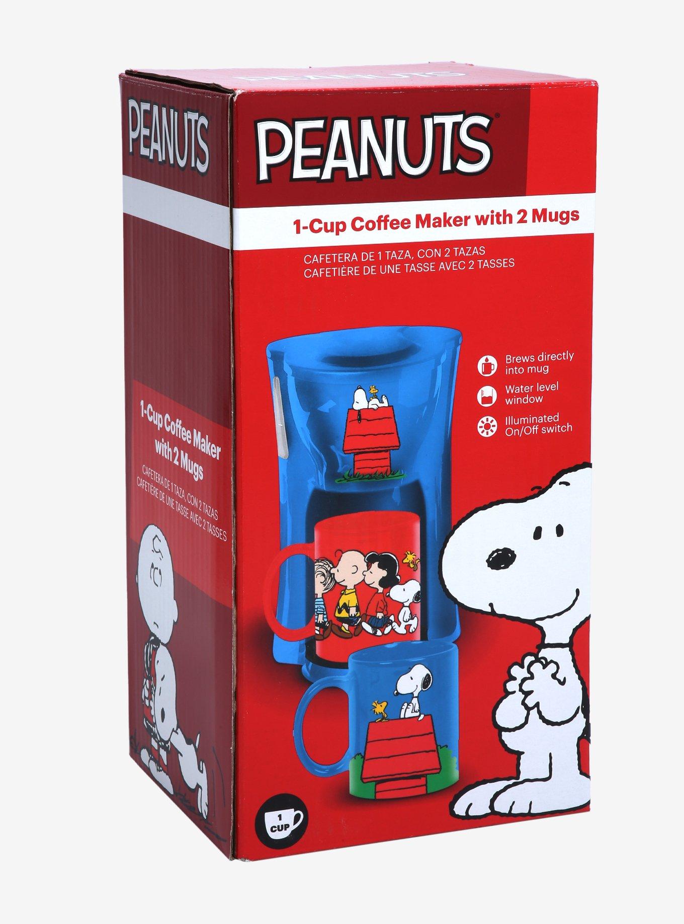 Peanuts Snoopy & Friends Coffee Maker with Mug Set, , alternate