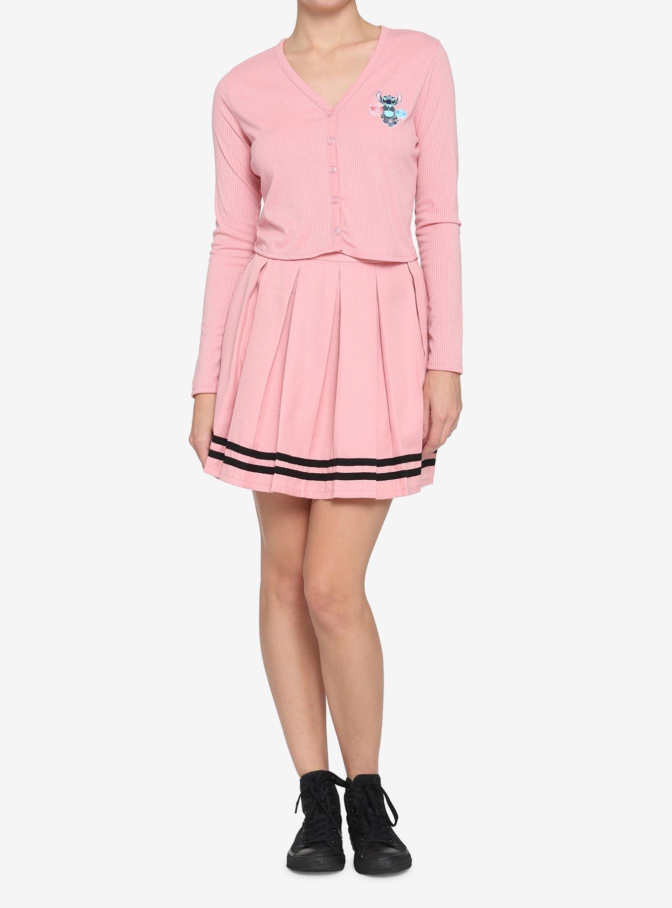 Disney Lilo & Stitch Flower Girls Crop Cardigan, MULTI, alternate