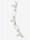 Silver Spikes & Links 24 Inch Wallet Chain, , alternate