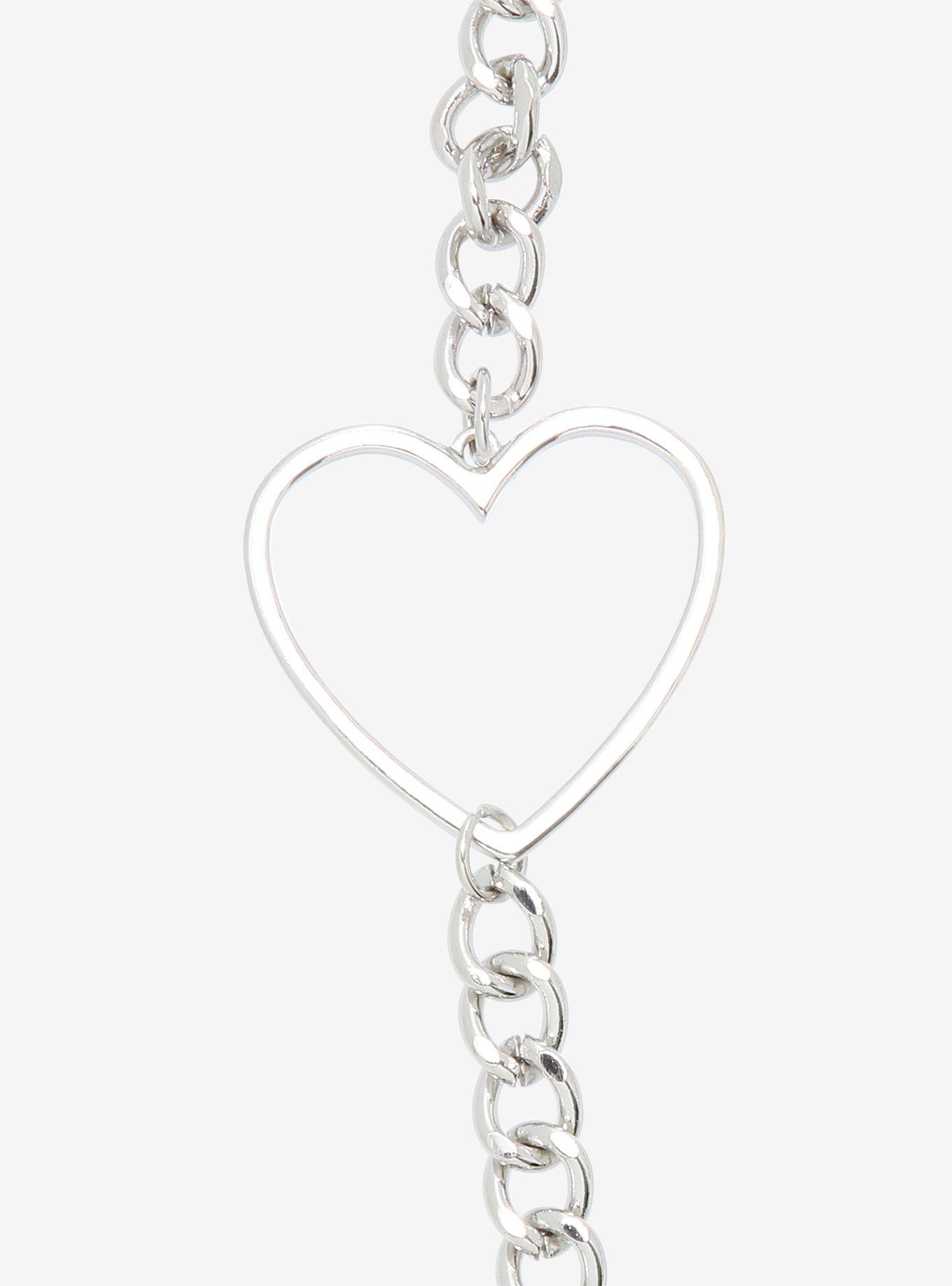 Heart 18 Inch Wallet Chain, , alternate