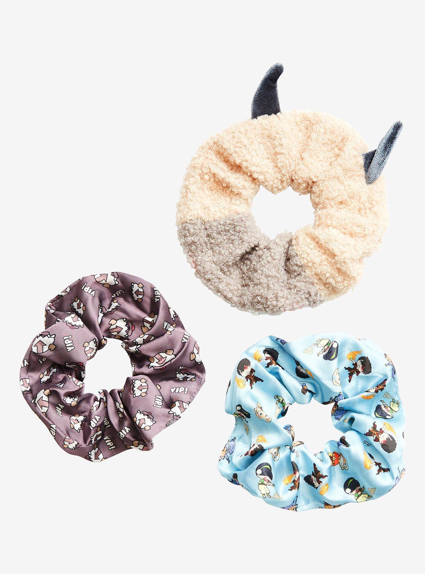 Avatar: The Last Airbender Appa & Chibi Gaang Scrunchy Set - BoxLunch Exclusive, , alternate