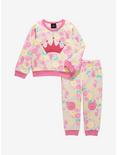 Disney Princess Floral Allover Print Toddler Fleece Joggers - BoxLunch Exclusive, MULTI, alternate