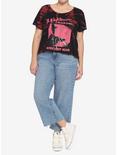 A Nightmare On Elm Street Claw Tie-Dye Girls Crop T-Shirt Plus Size, MULTI, alternate
