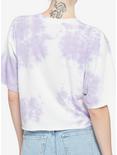 Kuromi & My Melody Halloween Purple Wash Girls Crop T-Shirt, MULTI, alternate
