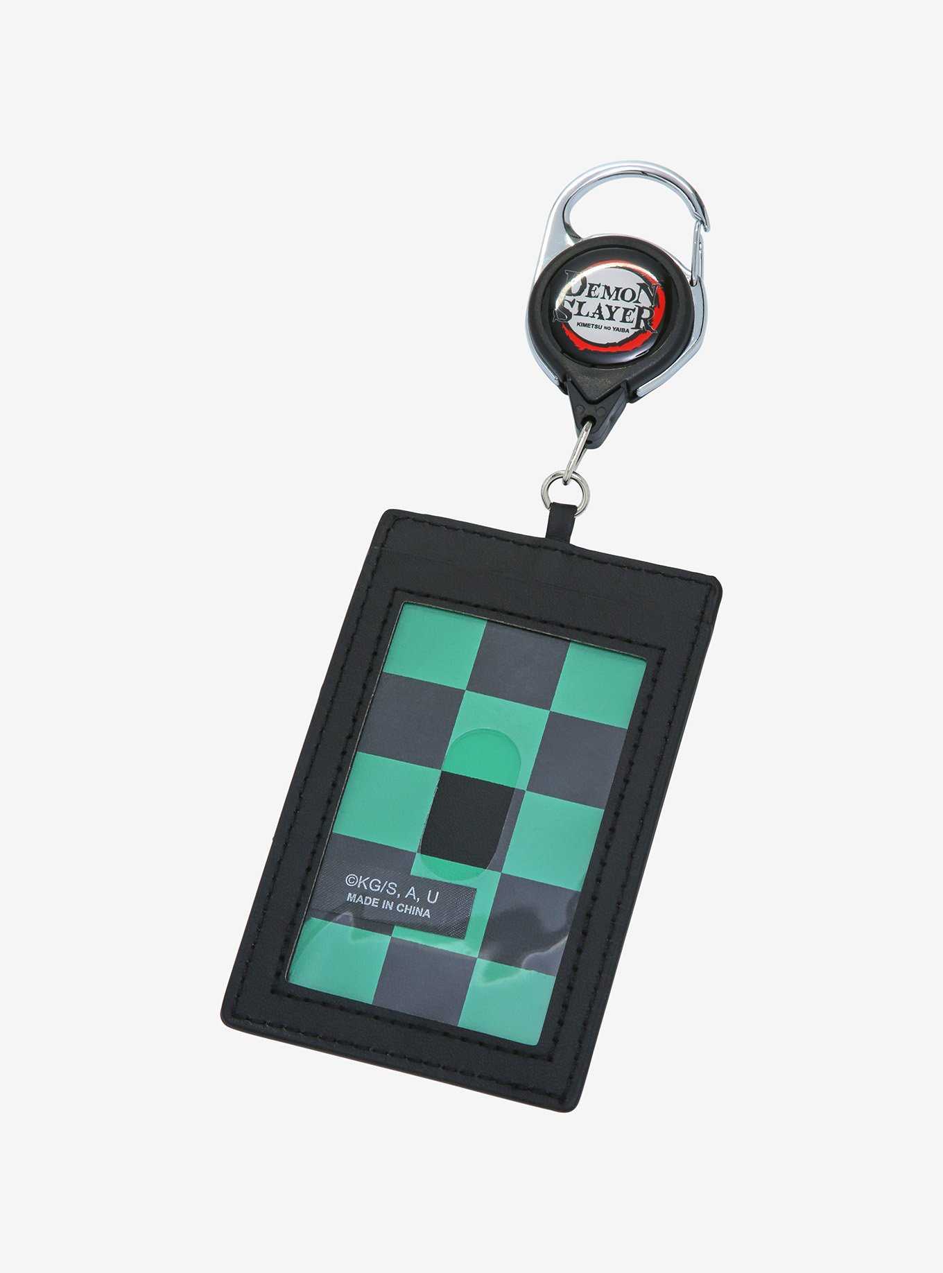Demon Slayer: Kimetsu no Yaiba Tanjiro’s Hanafuda Earrings Retractable Lanyard – BoxLunch Exclusive, , hi-res