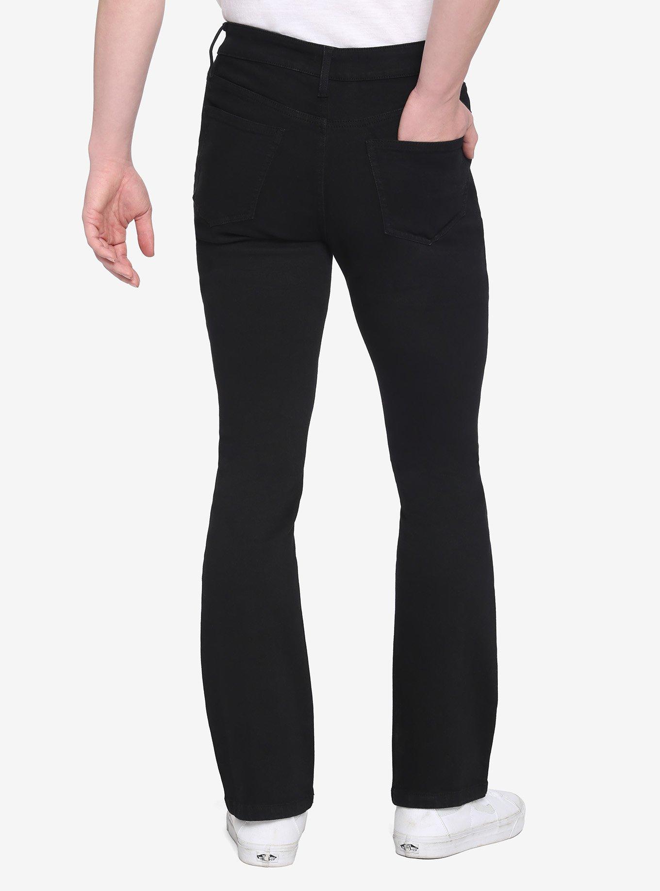 HT Denim Black Boot Cut Jeans, BLACK, alternate