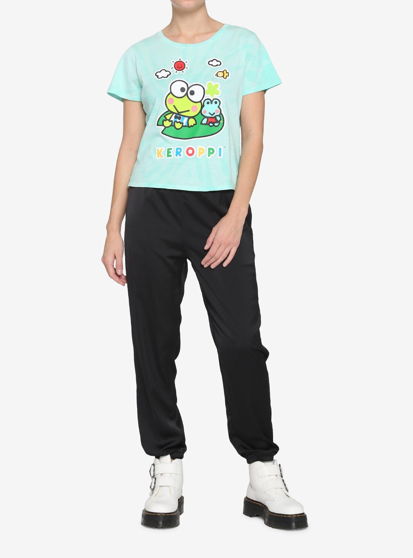 Keroppi Green Tie-Dye Girls Baby T-Shirt, MULTI, alternate