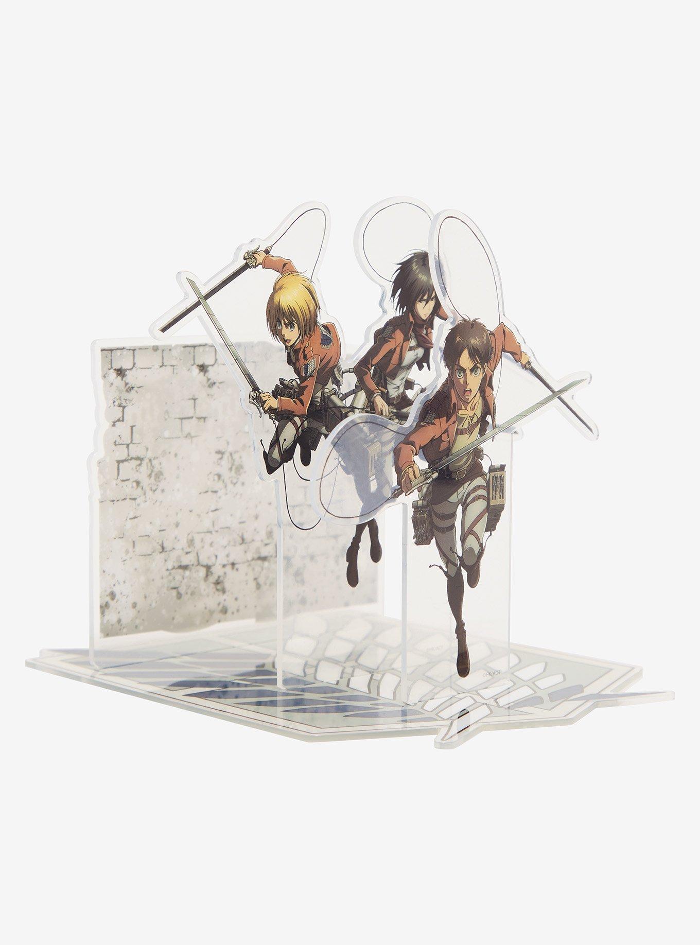 Attack on Titan Eren, Armin, Mikasa Acrylic Stand, , alternate