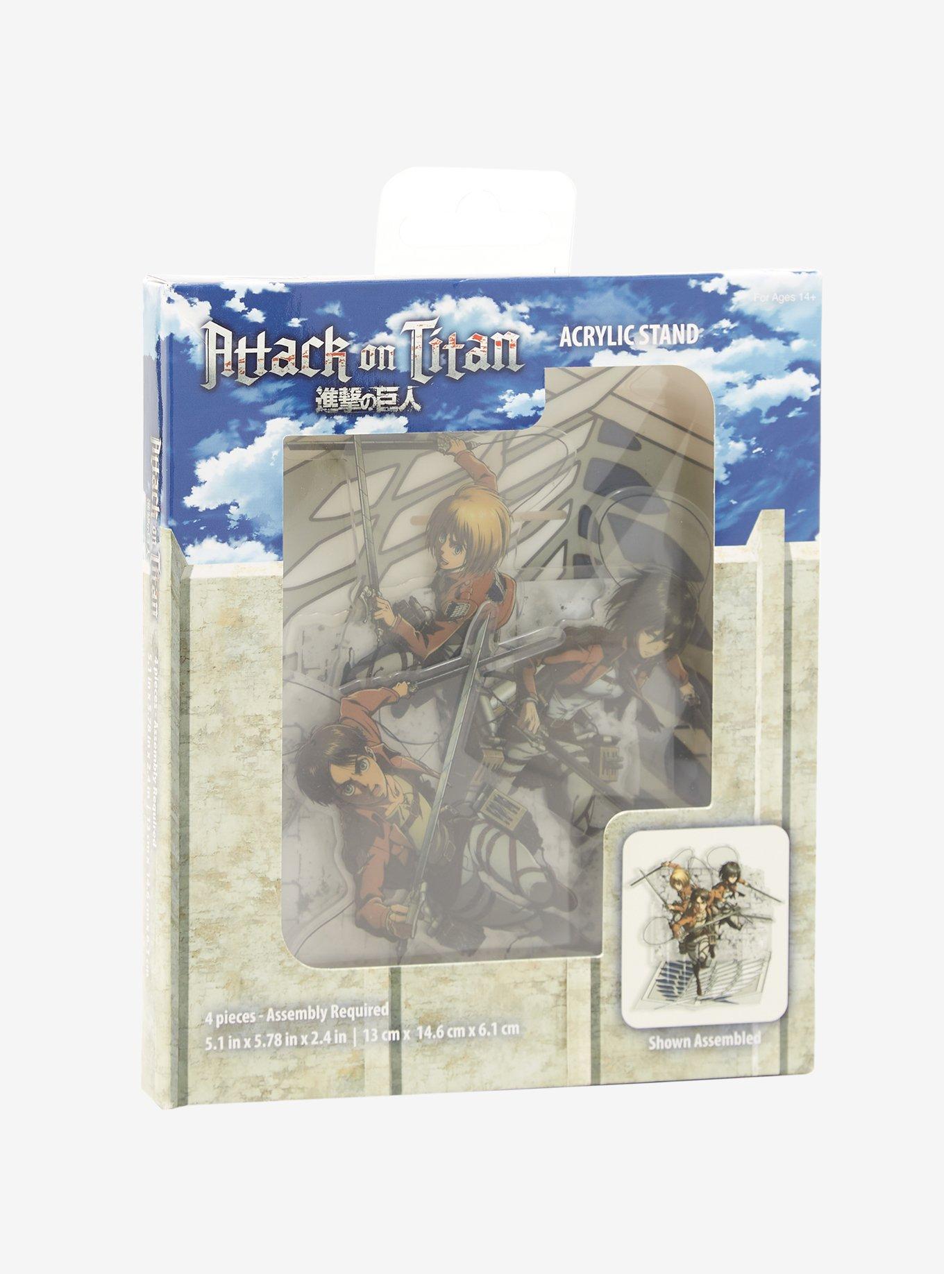 Attack on Titan Eren, Armin, Mikasa Acrylic Stand, , alternate