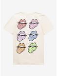 The Rolling Stones Pop Art Tongue T-Shirt, NATURAL, alternate