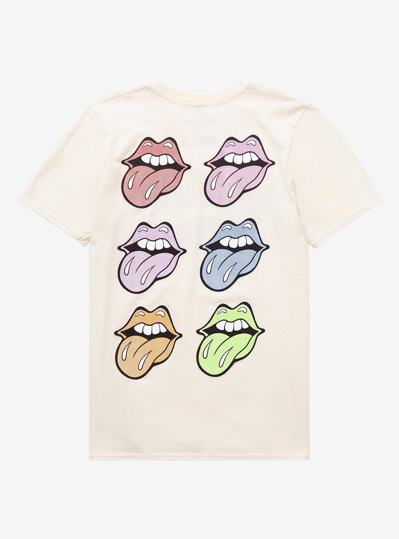 The Rolling Stones Pop Art Tongue T-Shirt, NATURAL, alternate